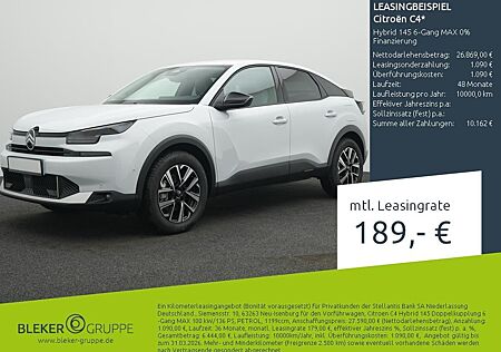 Citroën C4 Hybrid 145 6-Gang MAX 0% Finanzierung