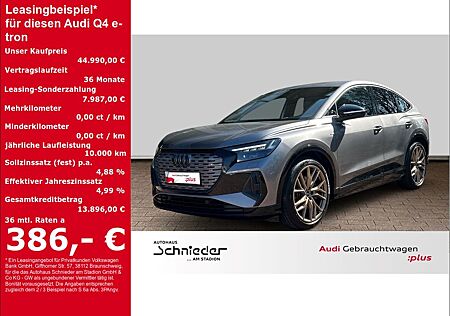 Audi Q4 e-tron 50 SPORTB QUATTRO+LED+HUD+SPORTPAKET+V