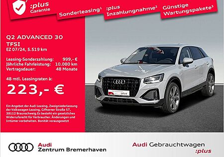 Audi Q2 ADVANCED 30 TFSI KAMERA NAVI AHK LM19 SITZH.