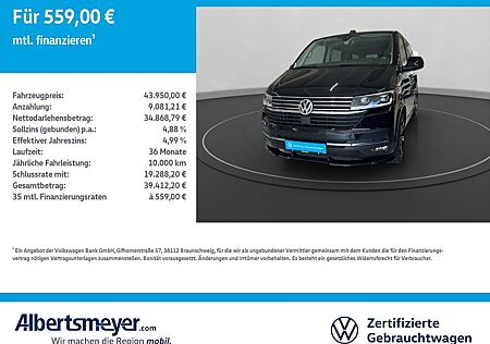VW T6 Multivan Volkswagen T6.1 Multivan 2.0 TDI Generation Six +NAVI+LED