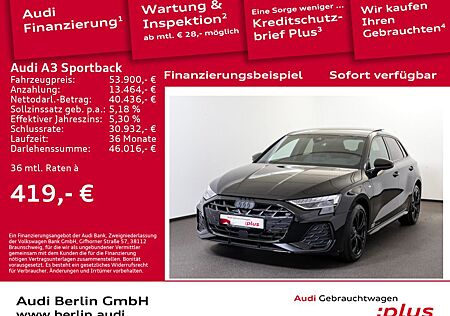 Audi A3 Sportback S line 45 TFSI e S tr.
