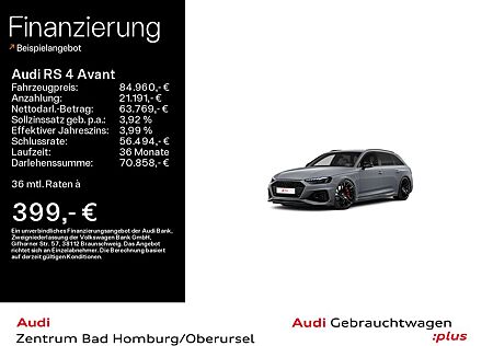 Audi RS4 RS 4 Avant quattro*Navi*Matrix*HUD*B&O*PDC*RS-Dy