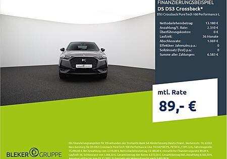 DS Automobiles DS3 Crossback PureTech 100 Performance Line