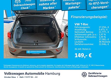 VW T-Roc Volkswagen 1.0 TSI Goal Parkassist Ganzjahresreifen