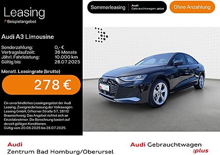 Audi A3 Limousine advanced 35 TDI*Navi*PDC*Virtual Co