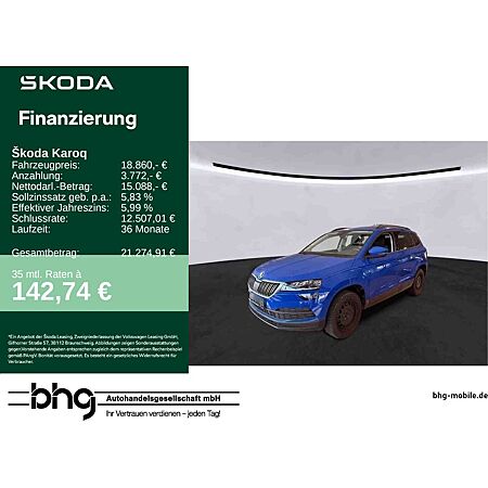 Skoda Karoq leasen