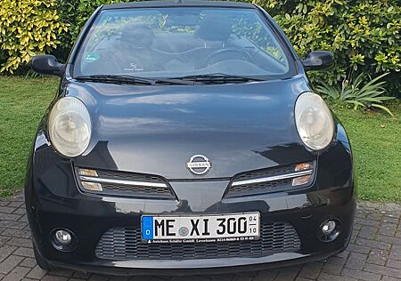 Nissan Micra Cabrio schwarz C+C 1.4