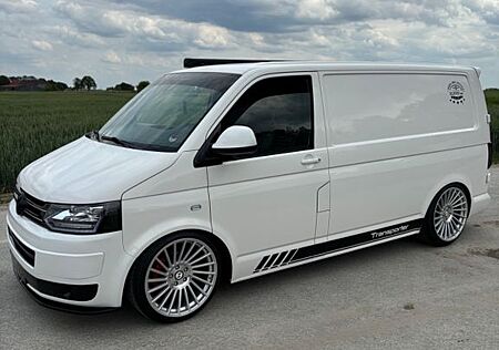 VW T5 Transporter Volkswagen T5.2 Facelift 2.0TDI Umbau LED Gewinde AHK Leder
