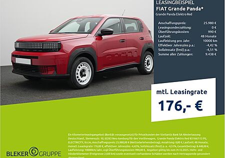 Fiat Grande Panda Elektro Red