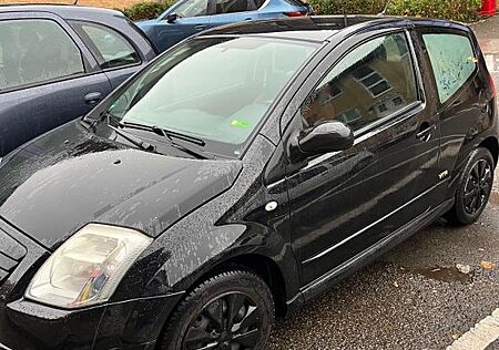 Citroën C2 1.1 VTR in schwarz