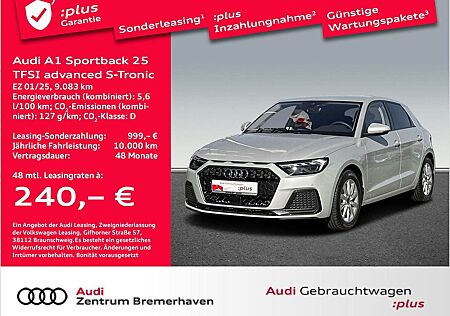 Audi A1 SPORTBACK 25 TFSI ADVANCED S-TRON KAMERA NAVI