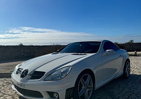 Mercedes-Benz SLK 55 AMG , Calcitweiss, Airscarf, TÜV 05/26