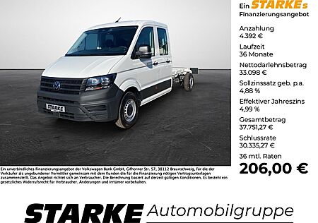 VW Crafter Volkswagen Crafter35 DoKa2.0 TDI Fahrgestell lang AHK Navi