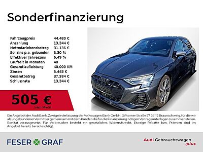 Audi S3 Sportback TFSI HUD,Performance-Abgas,Navi,Kam