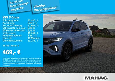 VW T-Cross Volkswagen 1.5 TSI R-Line BlackStyle AHK Navi IQ.Li