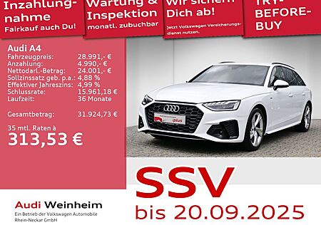 Audi A4 Avvant 35 TFSI Black Paket 2x S-Line LED Plus