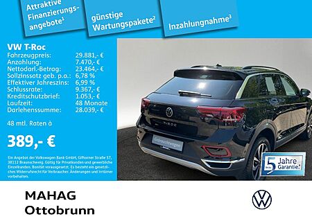 VW T-Roc Volkswagen 1.5 TSI Style LED+Navi Pano AppConnect DSG