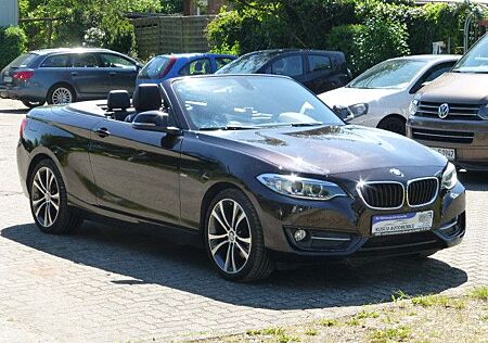 BMW 220 i Cabrio Sport Line-Alu-Klima-Navi-2.Hand