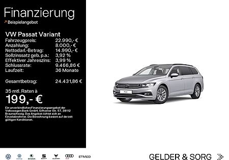 VW Passat Variant Volkswagen Business 2.0 TDI Pano*AHK*RFK*ACC