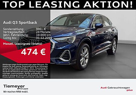 Audi Q3 Sportback 35 TDI S LINE LM18 KAMERA eKLAPPE N
