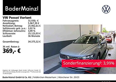 VW Passat Variant Volkswagen 2.0 TDI 4M DSG Business LED Kam.