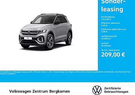 VW T-Roc Volkswagen 2.0 R-LINE AHK CAM ACC LM17 NAVI SITZHEIZ.