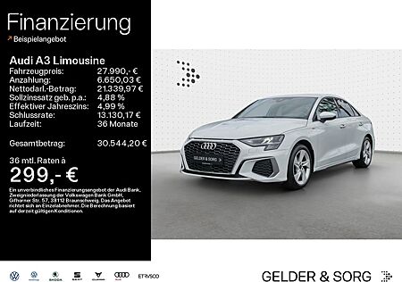 Audi A3 Limousine 35 TDI S line RFK*Navi*Virtual*ACC