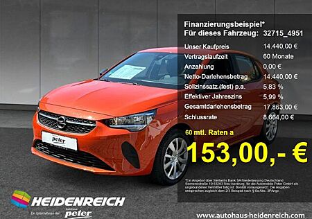 Opel Corsa -e Edition+Sitzheizung+Lenkradheizung+Allwe