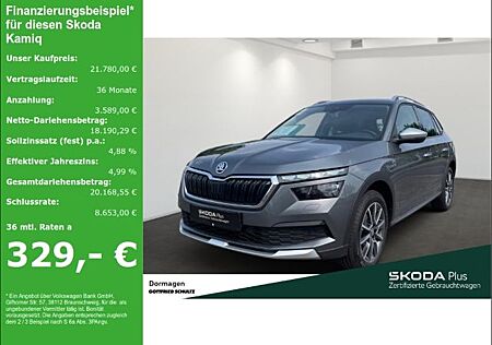 Skoda Kamiq SCOUTLINE 1.0 TSI LED NAVI KAMERA GANZJREI