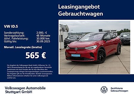 VW ID.5 Volkswagen GTX Navi Kamera Pano AHK ACC Stdhzg LED