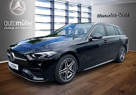 Mercedes-Benz C 220 d T AMG+AHK+DISTRONIC+AMBIENTE+CARPLAY+LED