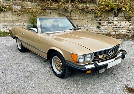 Mercedes-Benz SL 450 , ikonengold, TÜV + H-Kennzeichen !