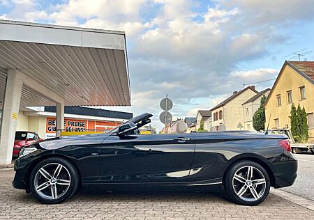 BMW 218 2 Cabrio i Bi-Xenon Navi Leder Alu Pdc Euro6