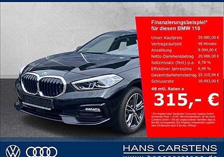 BMW 118 i Sport Line Steptronic Klima LED Sitzheizun