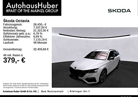 Skoda Octavia Combi RS 1.4 TSI iV DSG Kamera SHZ Stdhz