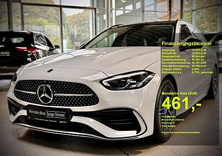Mercedes-Benz C 200 d T AMG+AHK+PANO+Memory+Night+Lenkradheiz