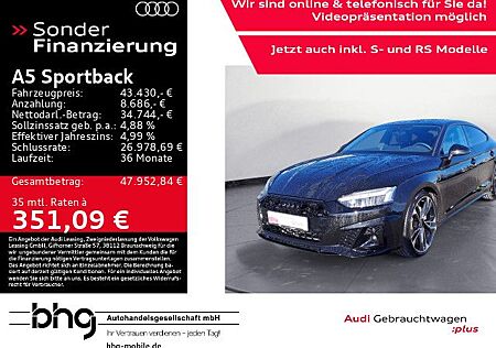 Audi A5 Sportback 40 TFSI S-Line Competition B&O Matr