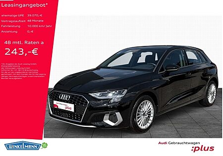 Audi A3 Sportback Advanced 30 TDI GRA CARPLAY LED PDC