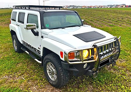 Hummer H3 weiß mit Prins Gasanlage 95L