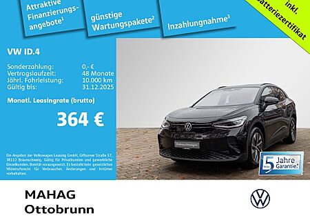 VW ID.4 Volkswagen Pro 210kW WärmePu CCS IQ.Light Navi ParkPil