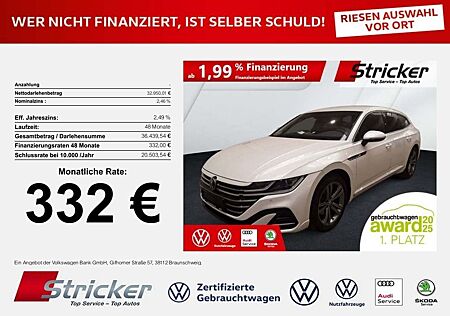 VW Arteon Volkswagen Shooting Brake R-Line 2.0TSI DSG 332,-ohn