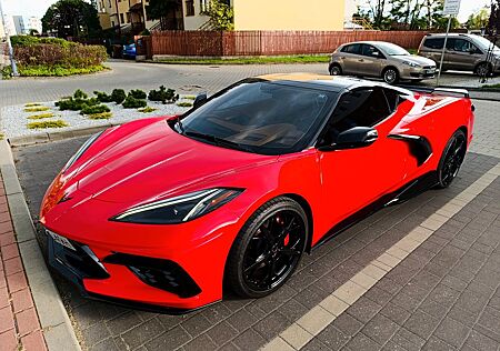 Chevrolet C8 Corvette ACCIDENT FREE Red Ferrari