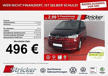 VW T7 Multivan Volkswagen Life lang 2.0 TDI 496,-ohne Anzahlun