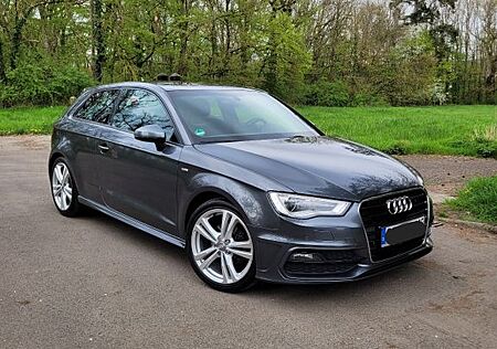 Audi A3 2.0 TDI S line Daytona Perl Panorama 1Halter