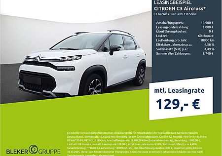 Citroën C3 Aircross PureTech 110 Shine