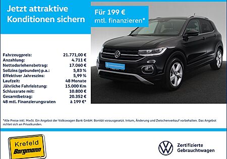 VW T-Cross Volkswagen 1.0 TSI Style AHK LED ACC NAVI KAMERA