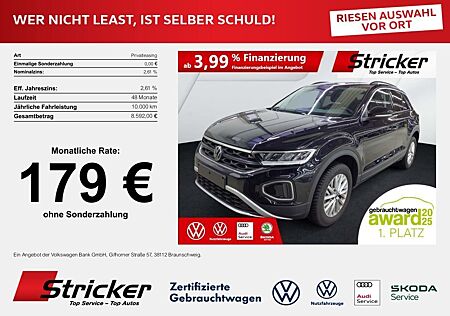 VW T-Roc Volkswagen Life 1.0TSI 179,-ohne Anzahlung Navi App-C