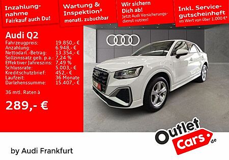 Audi Q2 30 TFSI S line LED DAB Klima