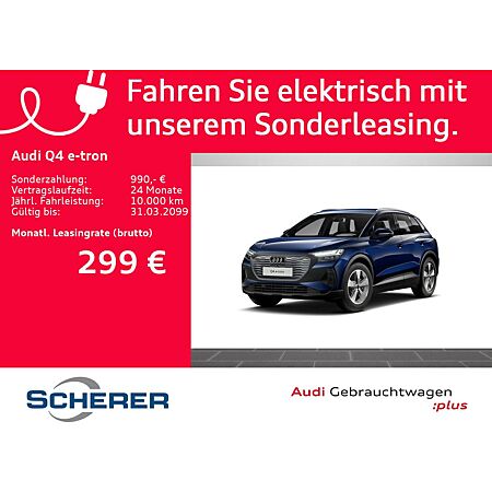 Audi Q4 e-tron leasen