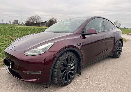 Tesla Model Y Performance, Lackschutzfoliert